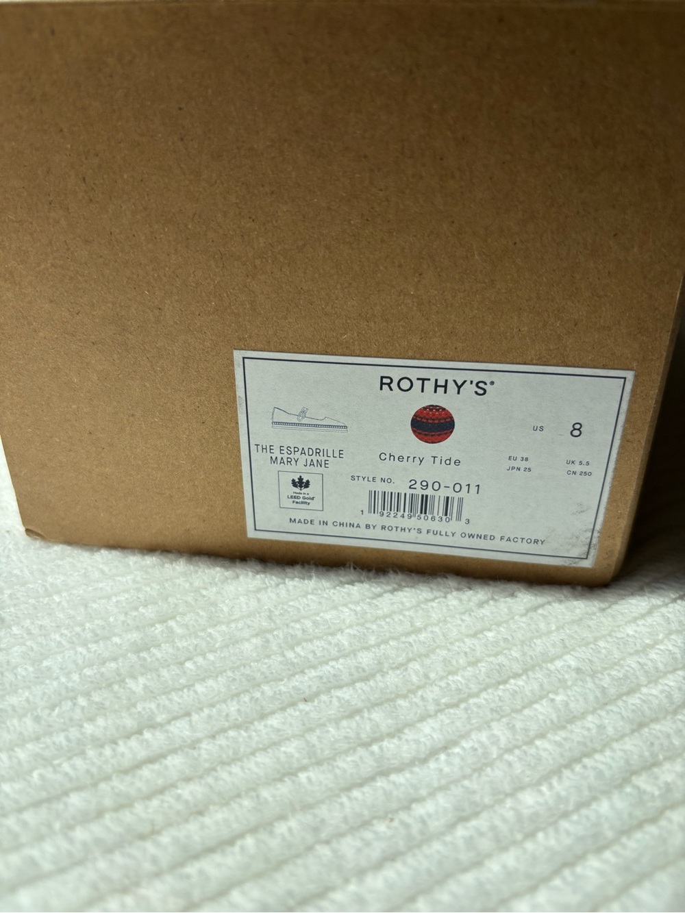 Rothy's Navy and Red Knit Mary Jane Espadrilles - Picture 4 of 6